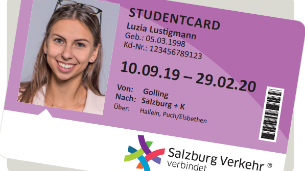 Foto für StudentCARD um 150 Euro pro Semester