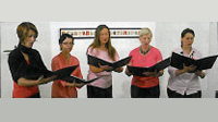 Deutschvilla Konzert mit "Salto Vocale" u. "HolzKlang"-Quartett, 24.06.2010